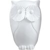 20QO600 Mascagni figura decorativa gufo 26 cm bianco