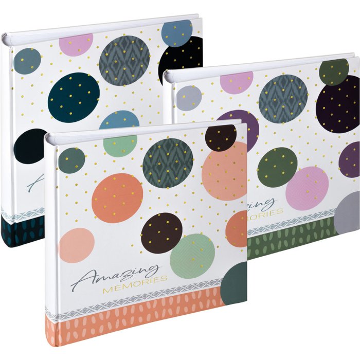 Walther Album fotografico Jumbo Amazing Memories 30x30 cm 100 pagine bianche