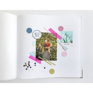 Walther Album fotografico Jumbo Amazing Memories 30x30 cm 100 pagine bianche