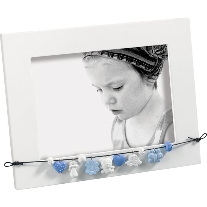 A717 Baby Frame Charms 13x18 cm blu