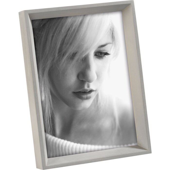 A754 Cornice di legno Mascagni 13x18 cm grigio