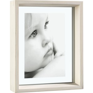 A756 Mascagni Cornice in legno massiccio 10x15 cm bianco...