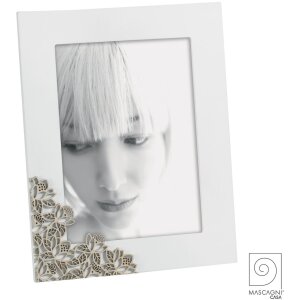 Cornice per foto in pizzo 20x25 cm bianco