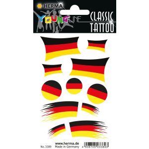 Germania Tatuaggi FAHNEN 1 foglio