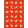 decorazione stelle a 5 punte, oro ø15 mm