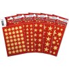 decorazione stelle a 5 punte, oro ø15 mm