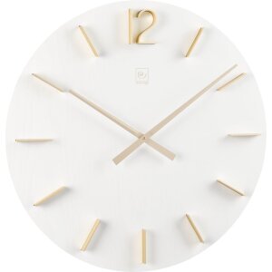 20QM578 Orologio da parete Mascagni 50 cm bianco