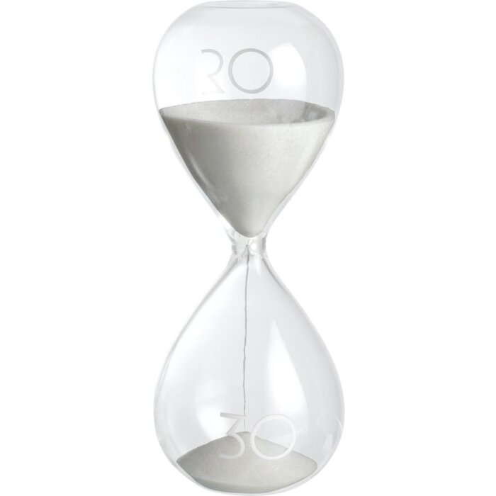 20QTHIRTY Mascagni Clessidra 19 cm bianco 30 minuti