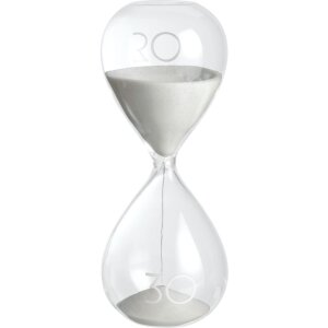 20QTHIRTY Mascagni Clessidra 19 cm bianco 30 minuti