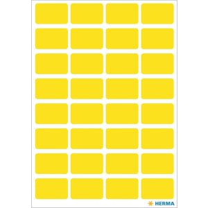 Etichette multiuso giallo 12x19 mm carta opaca 160 pz.