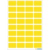 Etichette multiuso giallo 12x19 mm carta opaca 160 pz.