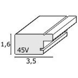 Cornice per foto in plastica beige S45VY3