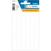 Etichette multiuso bianche 12x34 mm carta opaca 126 pz.