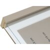 Cornice con passepartout in legno tortora S223K7