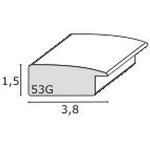 Cornice per quadri in legno marrone S53GH7