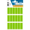 Etichette multiuso verdi 12x34 mm carta opaca 90 pz.