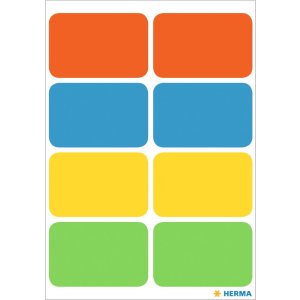 Etichette multiuso colori assortiti VARIO 2,6x4 cm