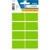 Etichette multiuso verdi 26x40 mm carta opaca 40 pz.
