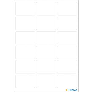 Etichette multiuso bianche 17x26 mm carta opaca 126 pz.
