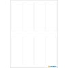 Etichette multiuso bianche 19x50 mm carta opaca 56 pz.