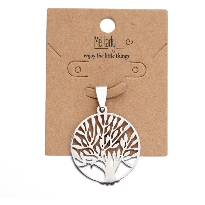 Appendino decorativo color argento - MLHN0001