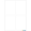 Etichette multiuso bianche 40x55 mm carta opaca 28 pz.