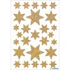 Stelle adesive HERMA, lamina oro-iridescente