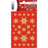 Herma Adesivo natalizio decorazione stelle, oro
