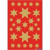Herma Adesivo natalizio decorazione stelle, oro