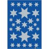 HERMA Stelle adesive natalizie argento