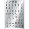 HERMA VARIO lettere nere A-Z