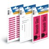 Etichette informative frecce rosso vivo 38x7 mm 88 pz.