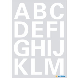 lettere adesive herma 25 mm a-z foil resistente alle...
