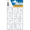 lettere adesive herma 25 mm a-z foil resistente alle intemperie bianco 2 fogli