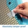 Etichette di sicurezza bianche 45,7x21,2 mm foglio adesivo estremamente forte opaco 1200 pz.