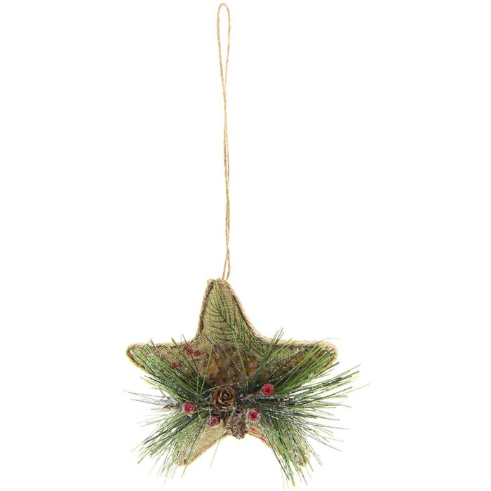 Pallina per albero di Natale 11x6x11 cm multicolore - 64037