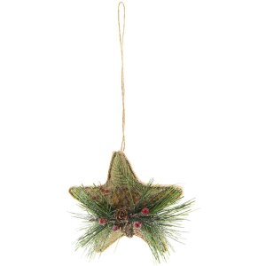 Pallina per albero di Natale 11x6x11 cm multicolore - 64037