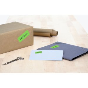 Etichette A4 verde 105x37 mm carta opaca 1600 pz.