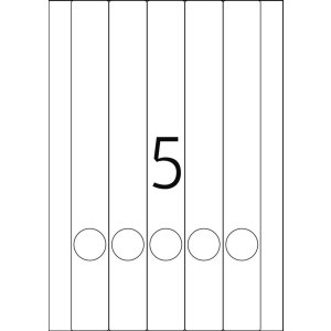 Etichette Premium A4, carta bianca 63,5x72 mm opaca 1200 pz.
