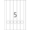 Etichette Premium A4, carta bianca 63,5x72 mm opaca 1200 pz.