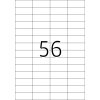 Etichette Premium A4, carta bianca 52,5x21,2 mm opaca 5600 pz.