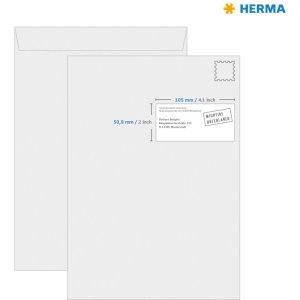 Etichette Premium a4, bianco 105x50,8 mm carta opaca 1000 pz.