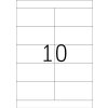 Etichette Premium a4, bianco 105x50,8 mm carta opaca 1000 pz.