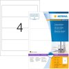 Etichette per cartelle A4 bianco 192x61 mm carta opaca 400 pz.
