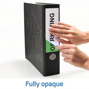 Etichette per cartelle A4 giallo 192x61 mm carta opaca 400 pz.