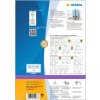 Etichette per cartelle A4 blu 192x61 mm carta opaca 400 pz.
