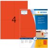 Etichette A4 rosso 105x148 mm carta opaca 400 pz.