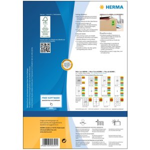 Etichette A4 verde 105x148 mm carta opaca 400 pz.