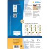 Etichette A4 blu 210x297 mm carta opaca 100 pz.