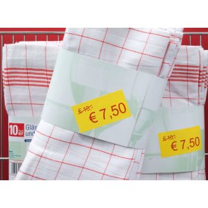 Etichette A4 giallo 70x37 mm carta opaca 2400 pz.
